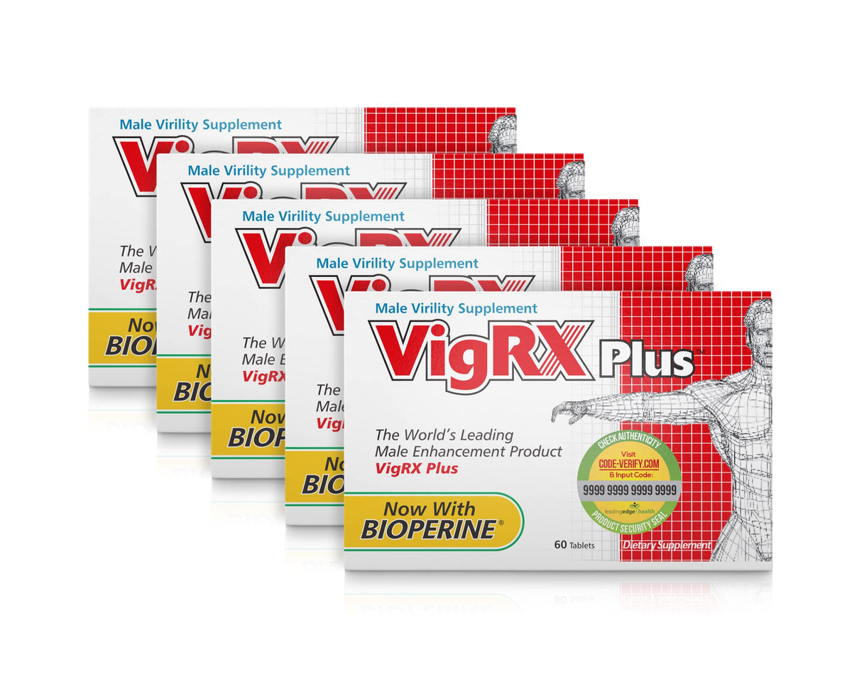 VigRx Plus 5-month supply pack for convenient dosing