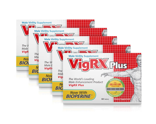 VigRx Plus 5-month supply pack for convenient dosing