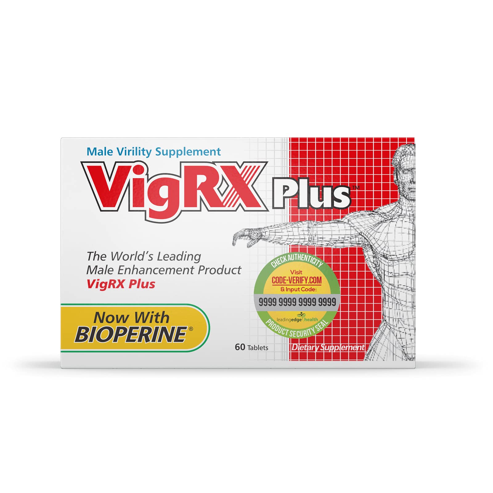 VigRX Plus bottle front view for easy, daily wellness support.