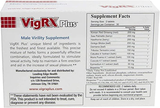 VigRx Plus bottles on shelf show easy daily regimen
