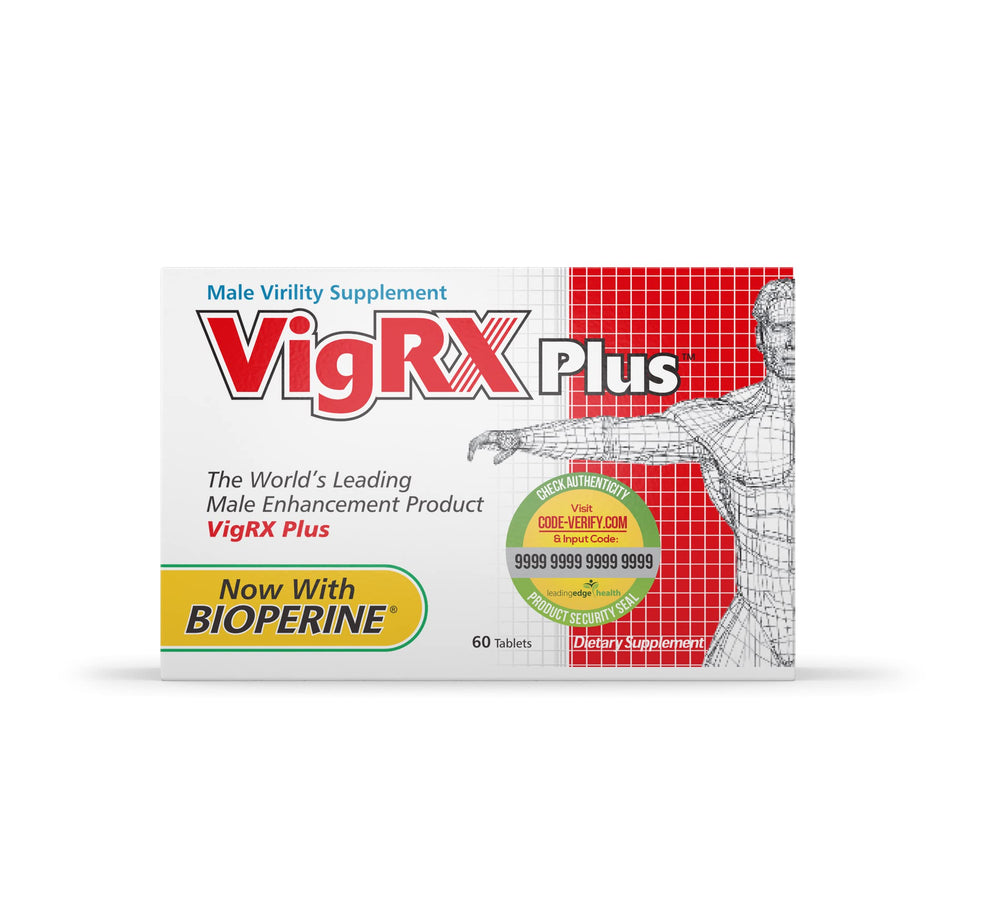 VigRx Plus packaging close-up emphasizing ingredient blend