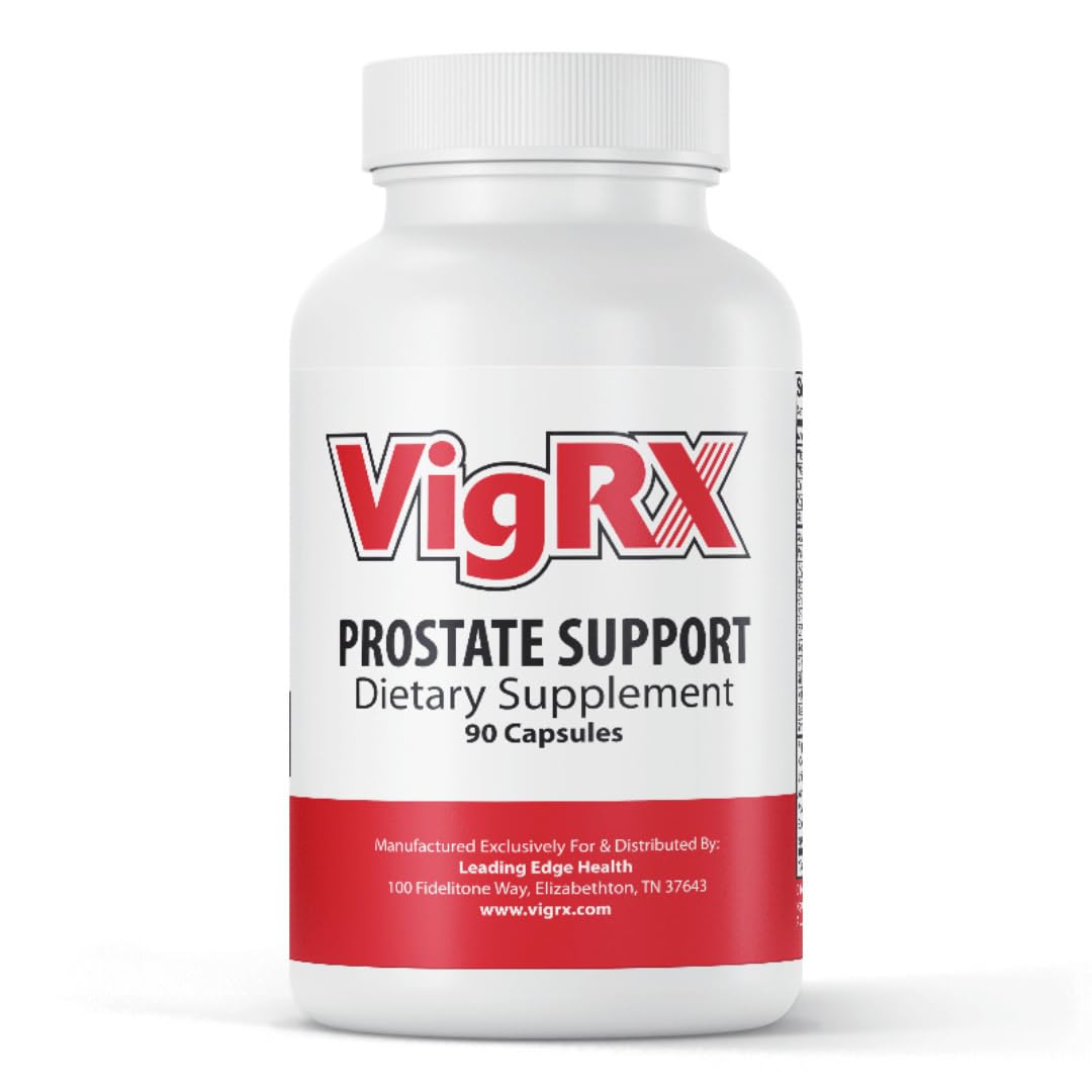 VigRX Prostate Support bottle shown for daily use and urinary comfort.