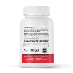 Close-up of the VigRX Tongkat Ali LJ100 label showcasing ingredients for informed decisions.