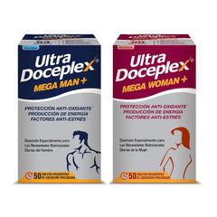 VIJOSA Ultra Doceplex Mega Man bottle for steady daily energy support.