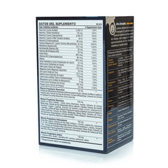 VIJOSA Ultra Doceplex Mega nutrition facts label closeup.