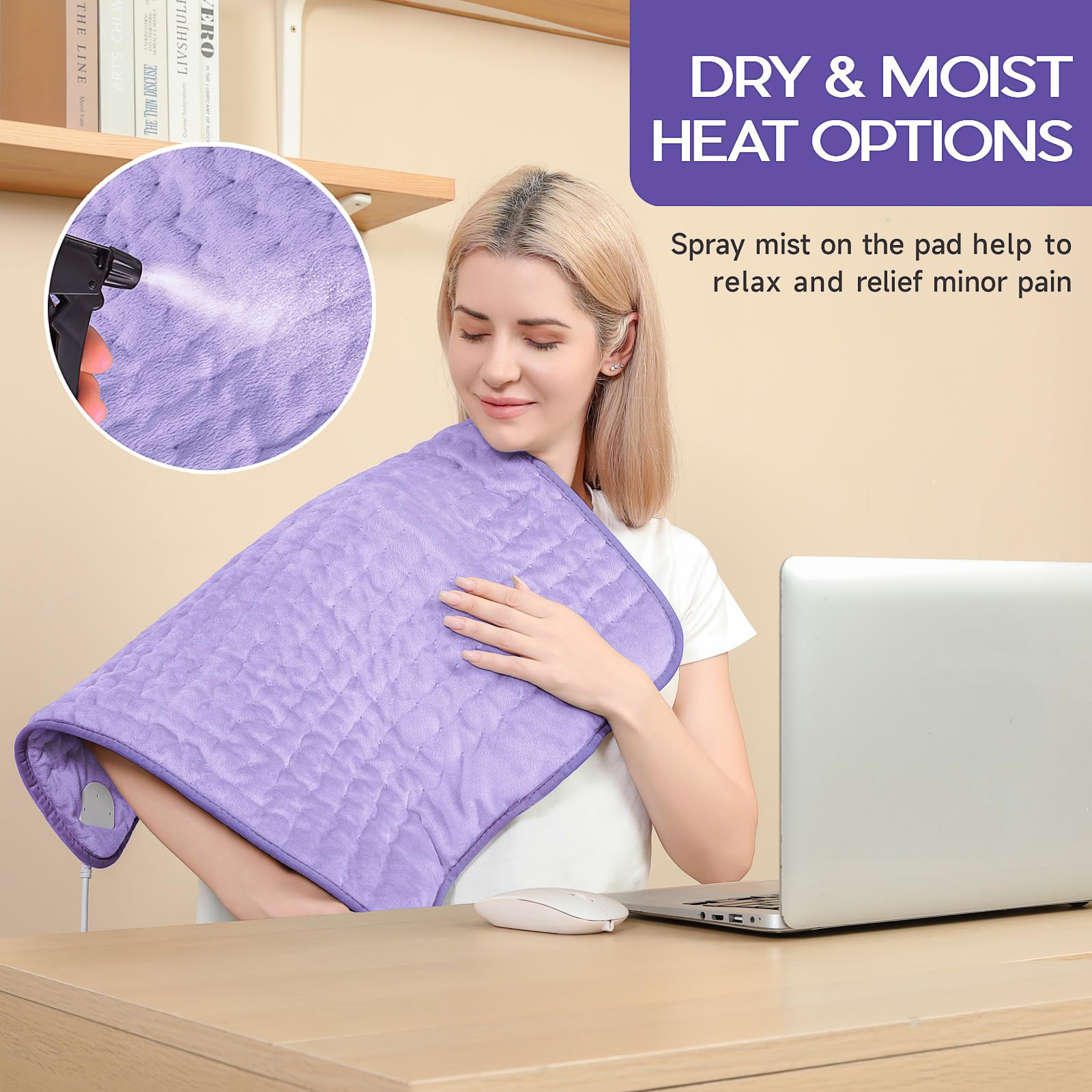 Vilicert 20x24-inch pad provides full back and torso coverage.