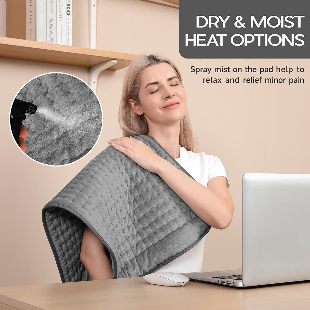 Vilicert pad showing six heat levels for customizable comfort