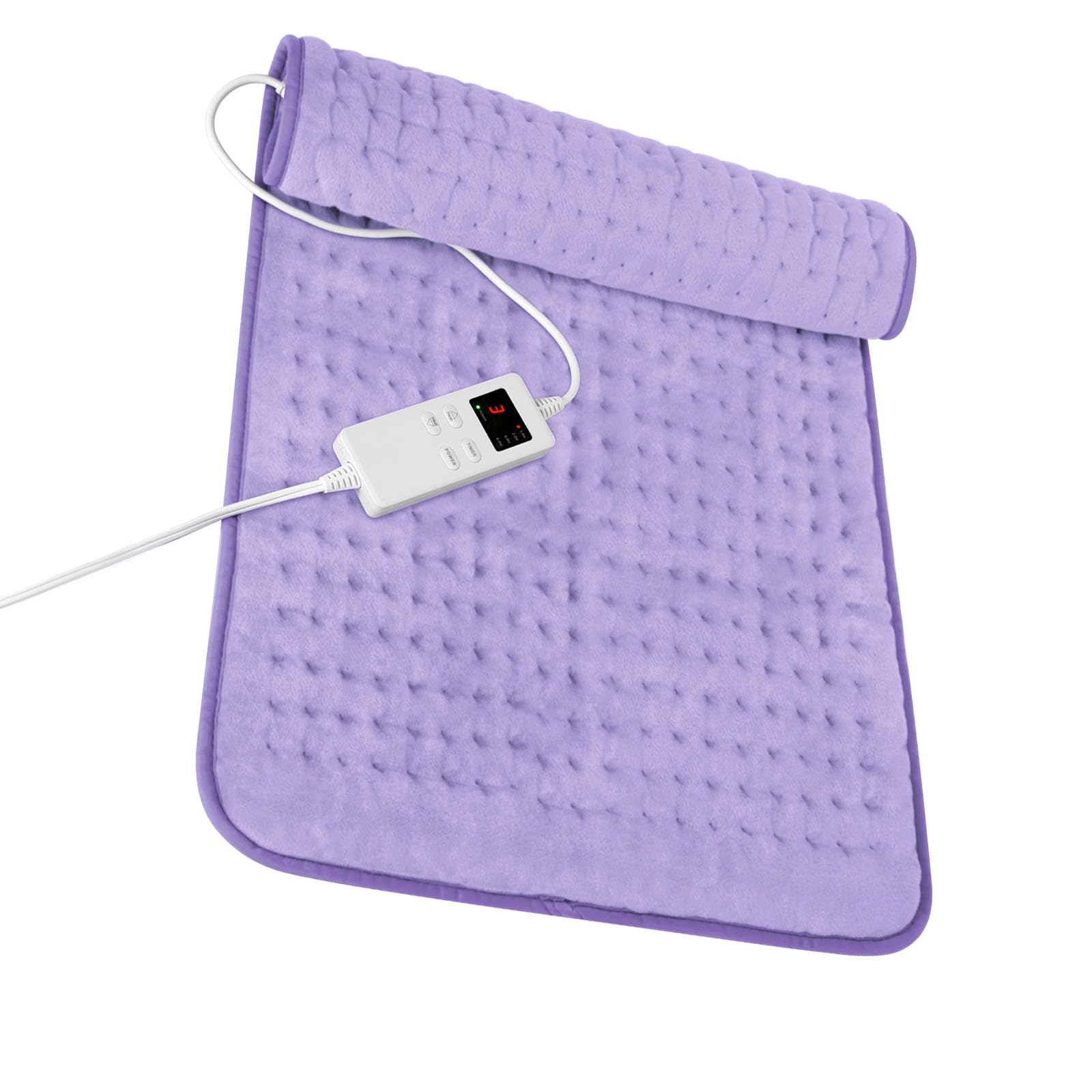Vilicert neck-shoulders-back heating pad provides targeted warmth for sore areas.