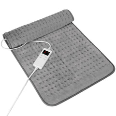Vilicert heating pad on bed delivering quick warmth for period cramps