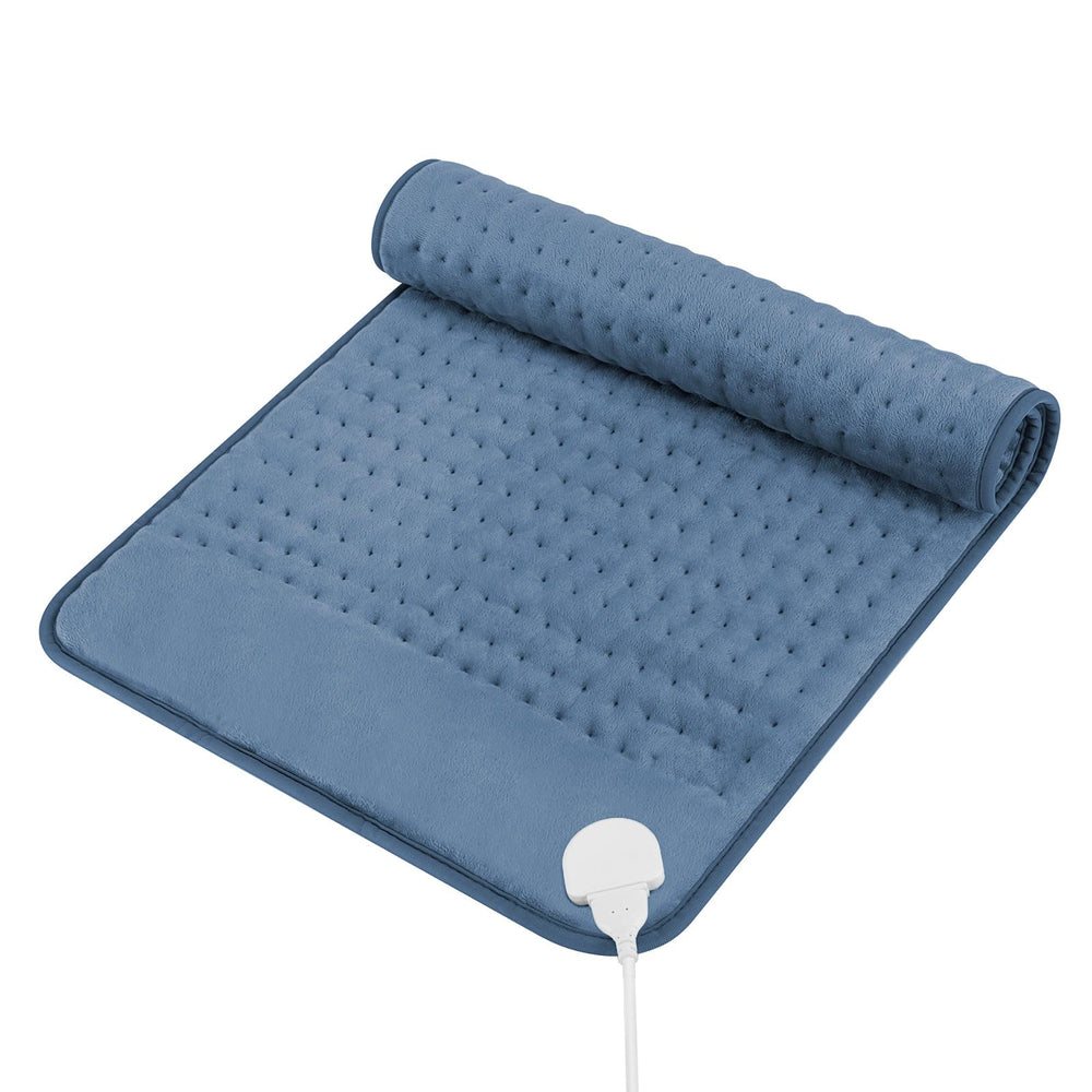 Vilicert large heating pad 17x33 provides wide back and shoulder warmth.