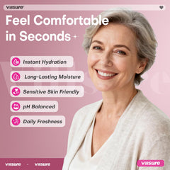 Fragrance-free label on Villsure vaginal moisturizer for sensitive skin