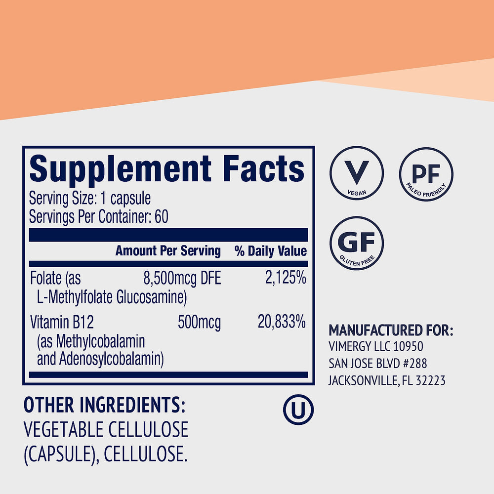 Vimergy packaging back highlights ingredients and third-party verification.