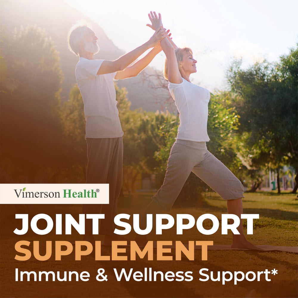 Active lifestyle-friendly Vimerson Health capsules promoting mobility and seasonal comfort.