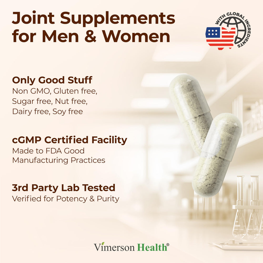 Bioperine black pepper extract improves absorption in Vimerson Health formula.