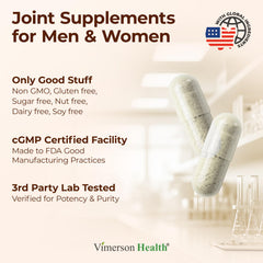 Bioperine black pepper extract improves absorption in Vimerson Health formula.