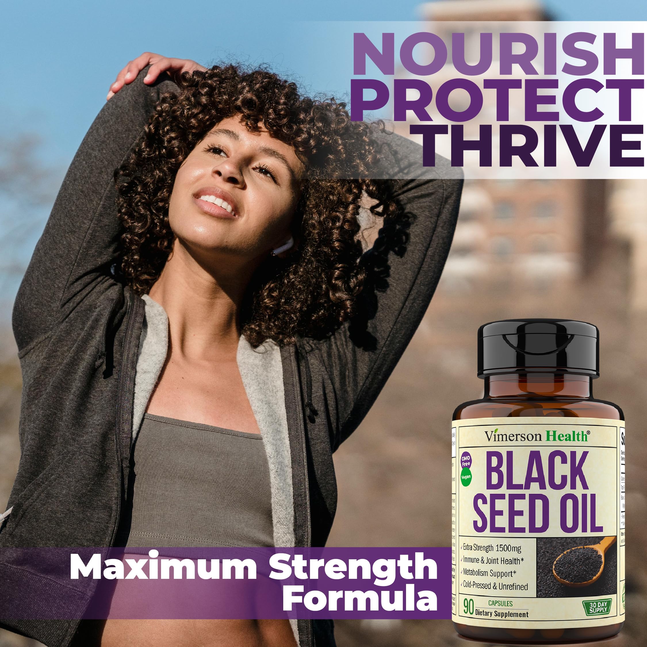 Vimerson Health Black Seed Oil supports digestion and metabolism concepts.