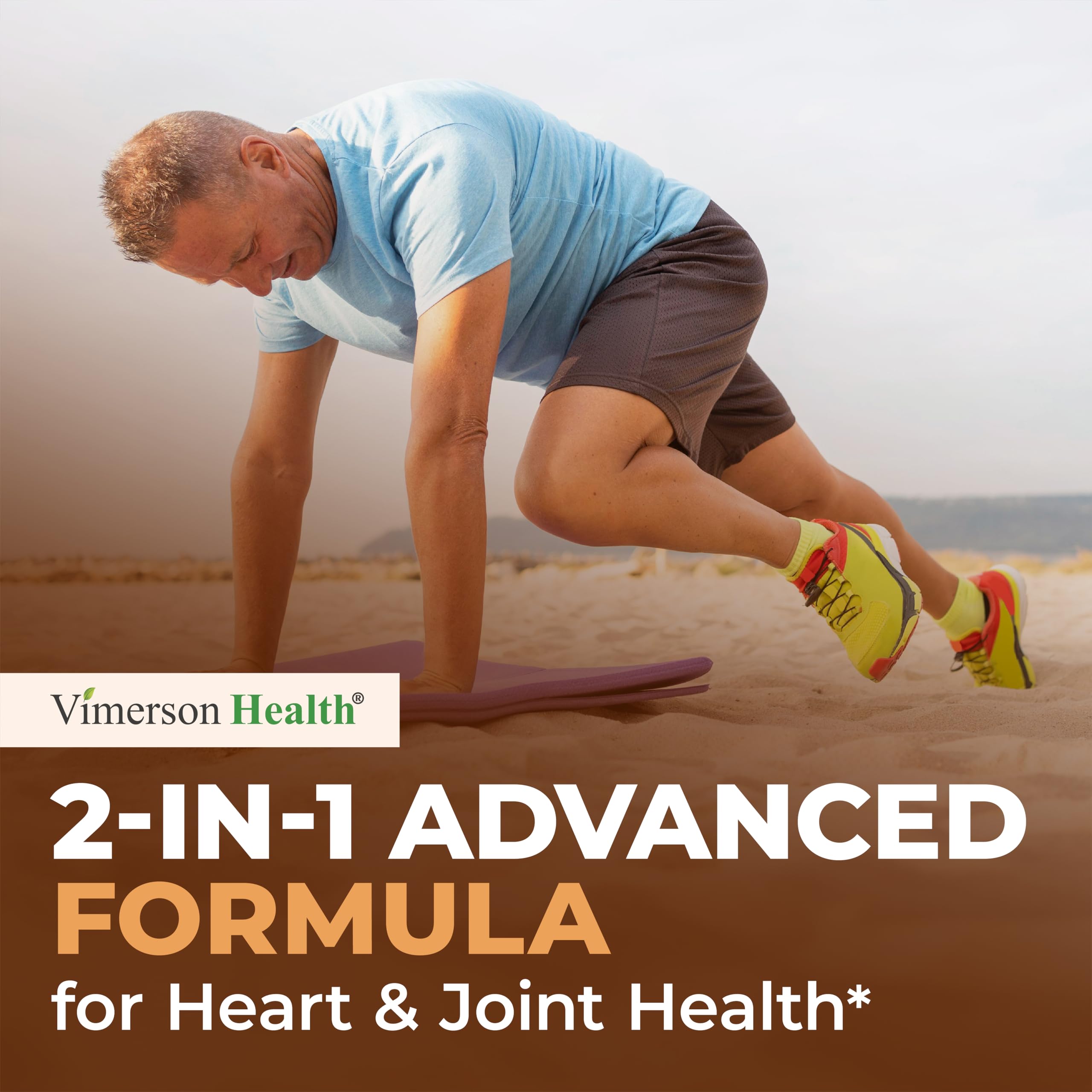 Vimerson Health vegan Theracurmin bottle on wood surface for easy daily use.