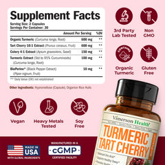 Vimerson Health celery seed extract capsules; supports uric acid balance