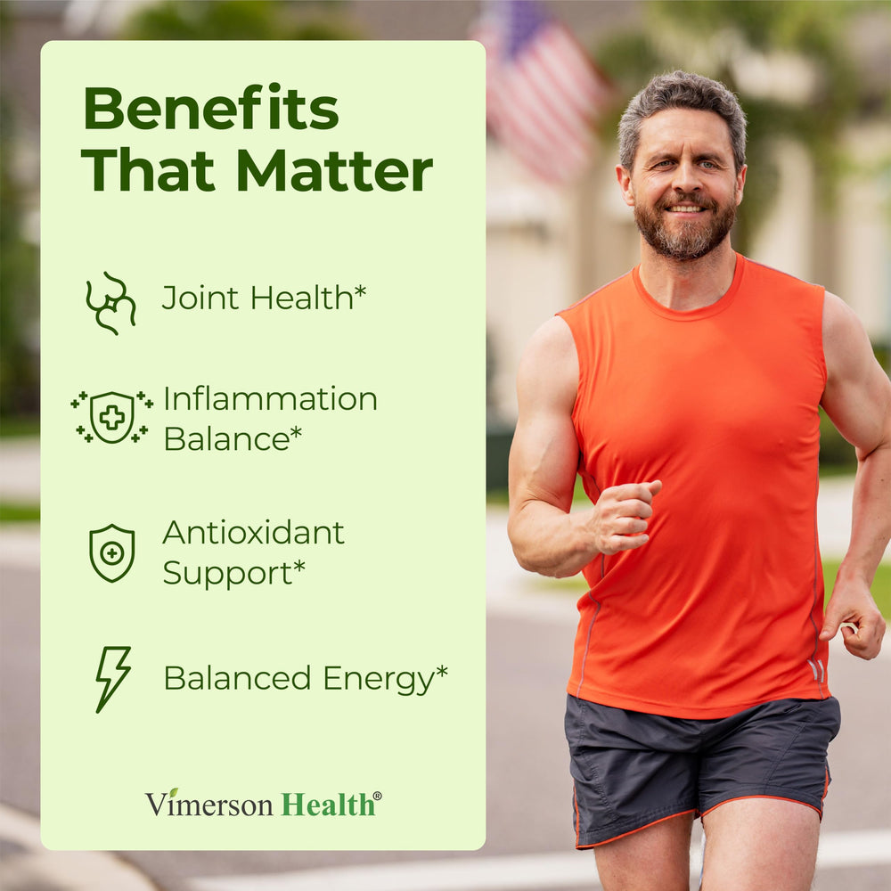 Vimerson Health green-tea-extract bottle emphasizing antioxidant-rich blend