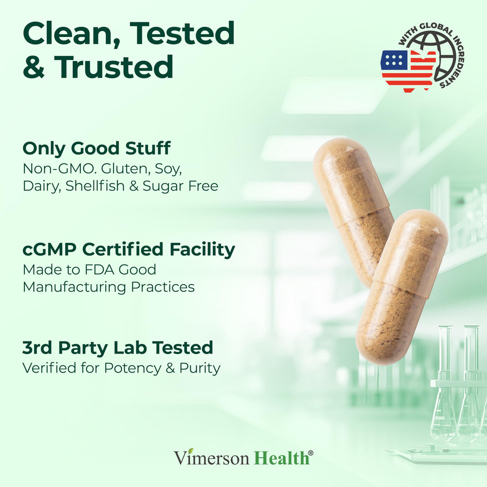 Vimerson Health MSM capsules promoting comfortable movement and post‑exercise recovery.