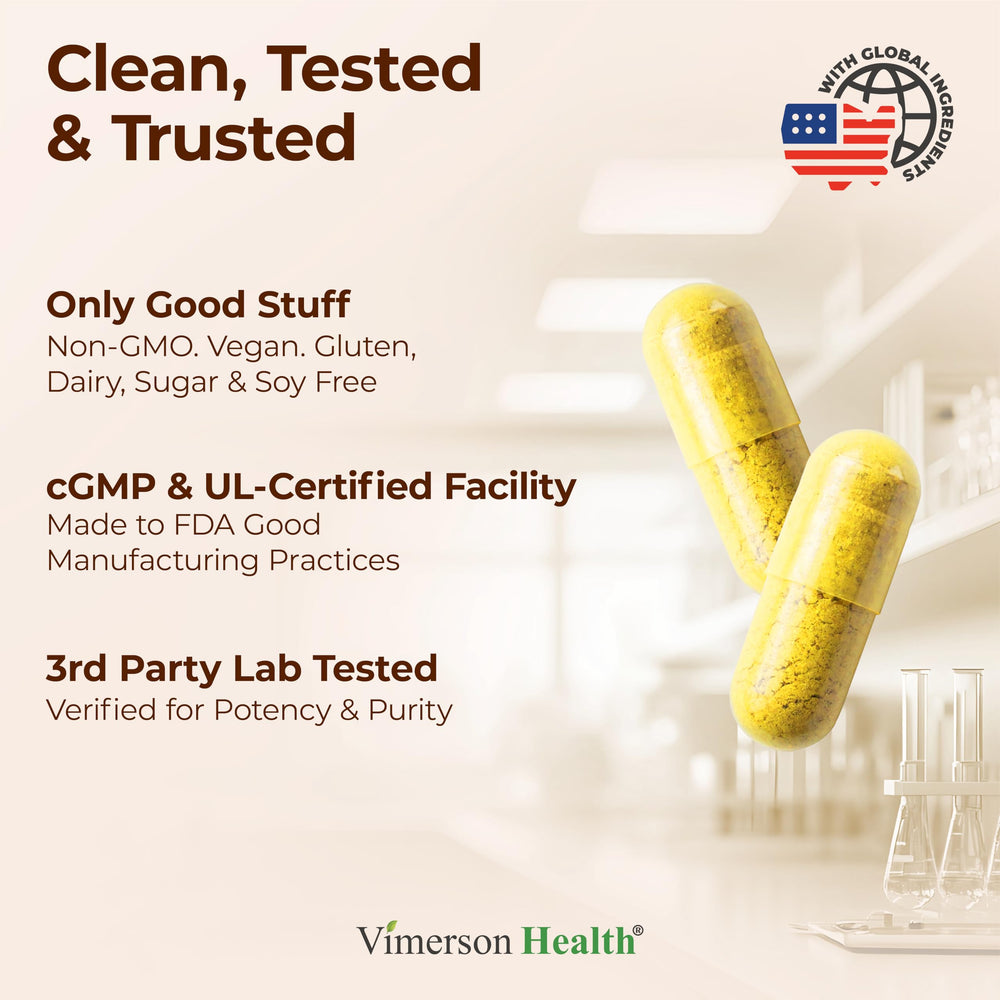 Capsules and BioPerine focus on enhanced absorption and utilization.