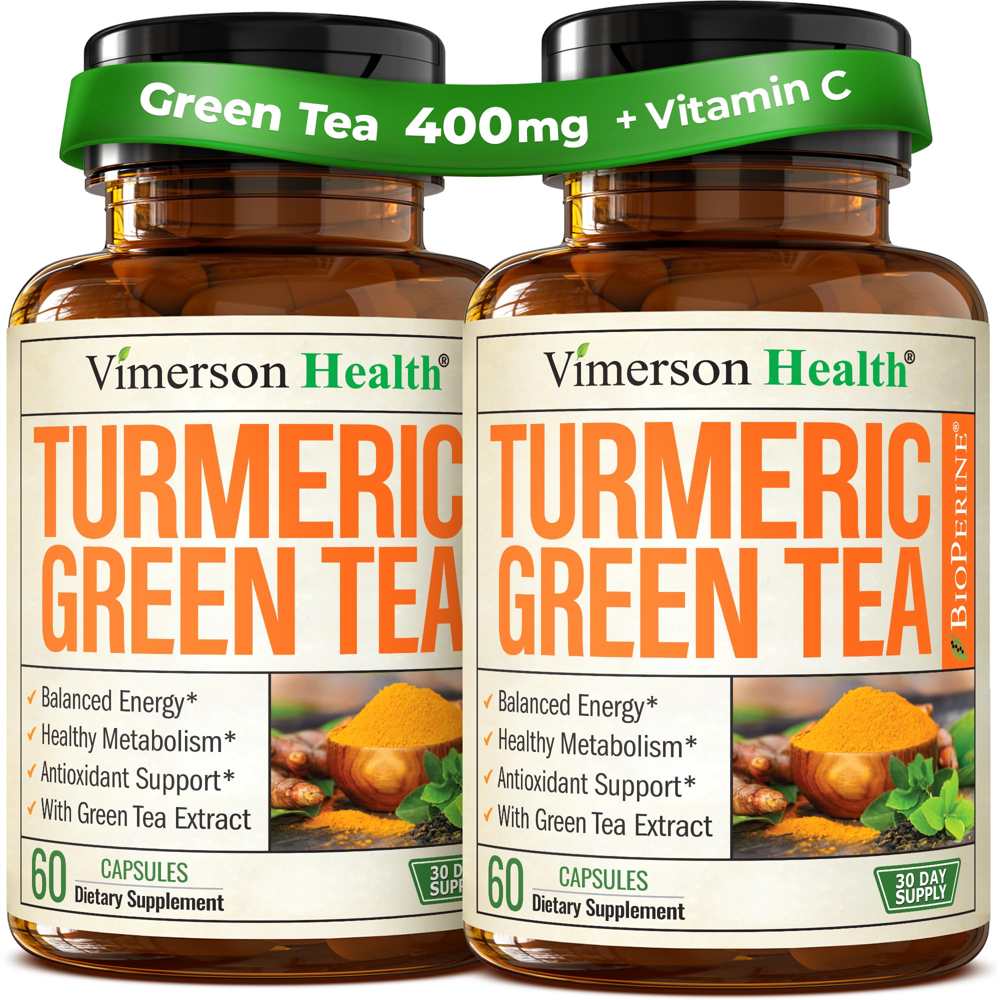 Vimerson Health turmeric-curcumin bottle highlighting joint support ingredients