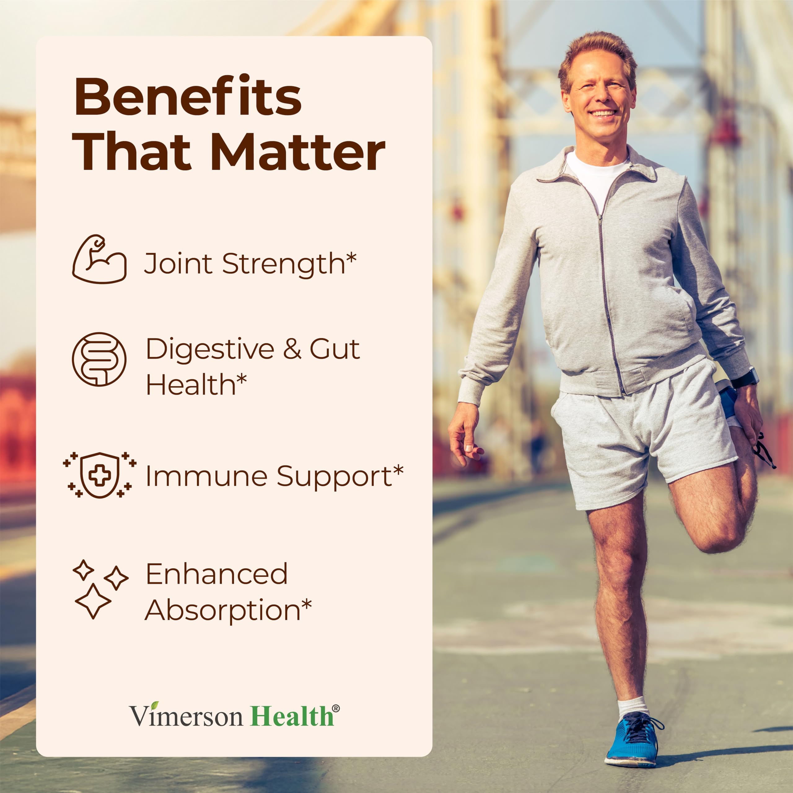 Capsules with ginger and turmeric promote digestive comfort and balance.
