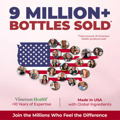Vimerson Health US-made label emphasizes quality and cGMP production.