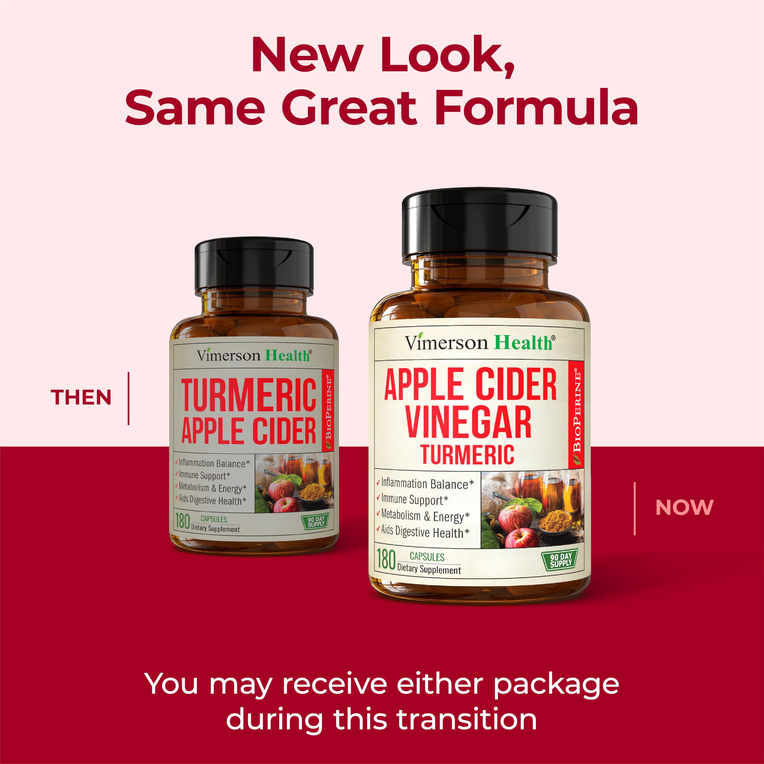 Vimerson Health USA-made cgmp facility badge on packaging