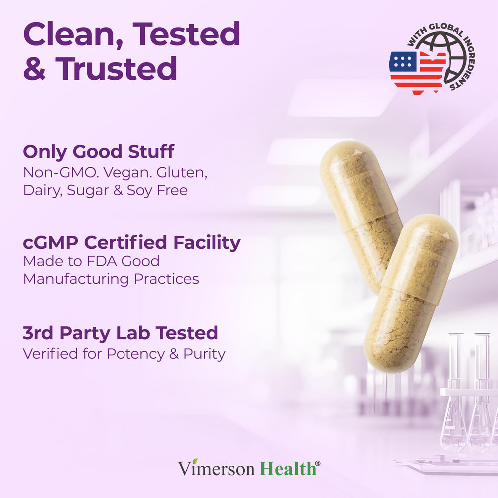 Vimerson Health vegan liver cleanse packaging design conveys quality and trust