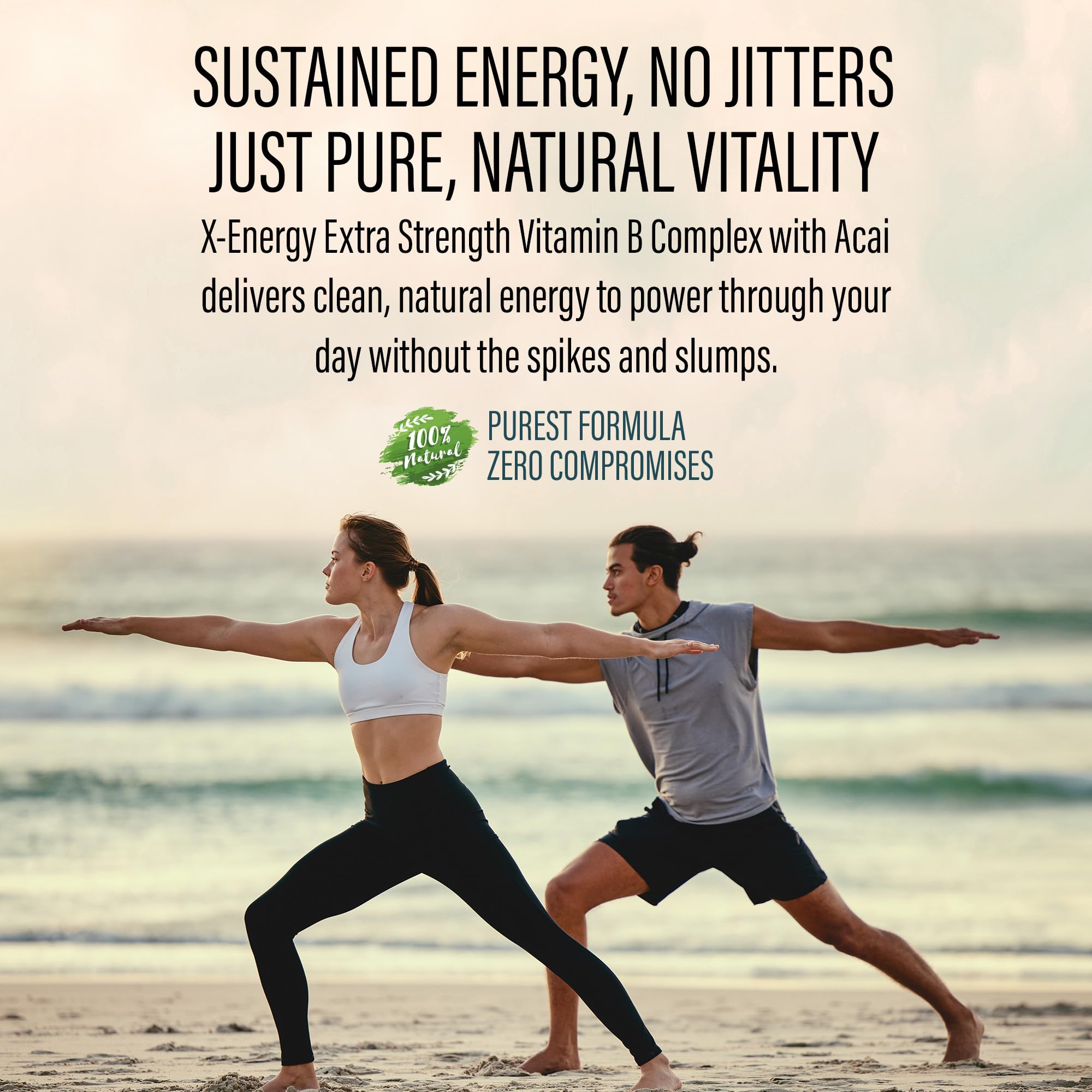 vimulti X-Energy ingredients panel listing herbs and superfoods