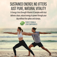 vimulti X-Energy ingredients panel listing herbs and superfoods