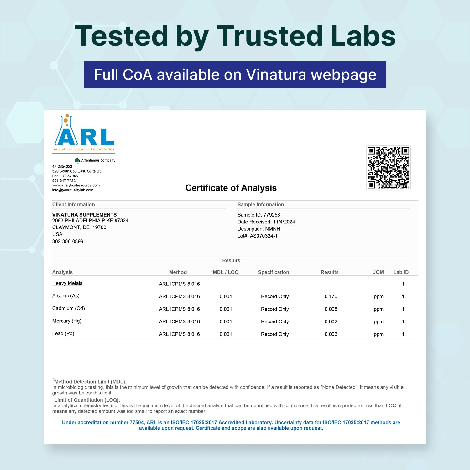 USA-made, cGMP facility verified on packaging.