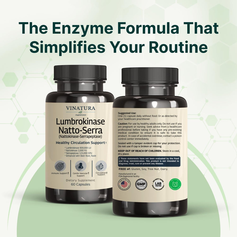 VINATURA usage guide shows how to take one capsule daily
