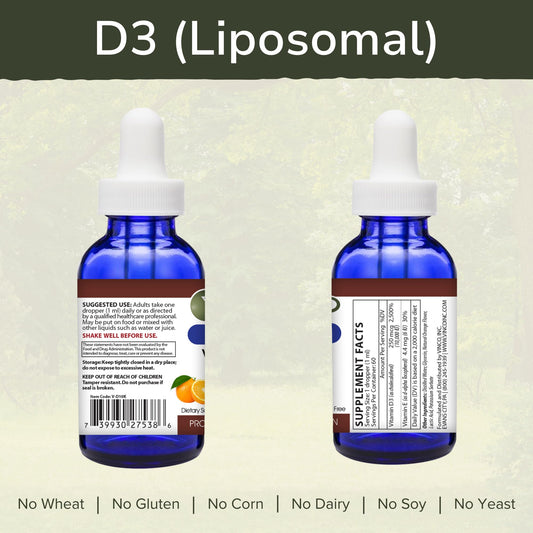 Vinco D3 dispensing pipette showing precise daily dosing for vitamin D3.