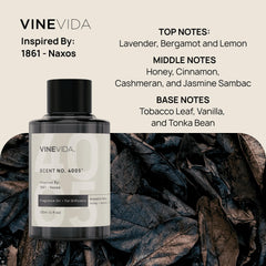 VINEVIDA Gentelmens Collection 1861 N diffuser oil bottle for opulent spaces