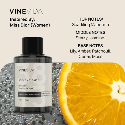 VINEVIDA Donna in Roma diffuser oil bottle delivers bold florals.