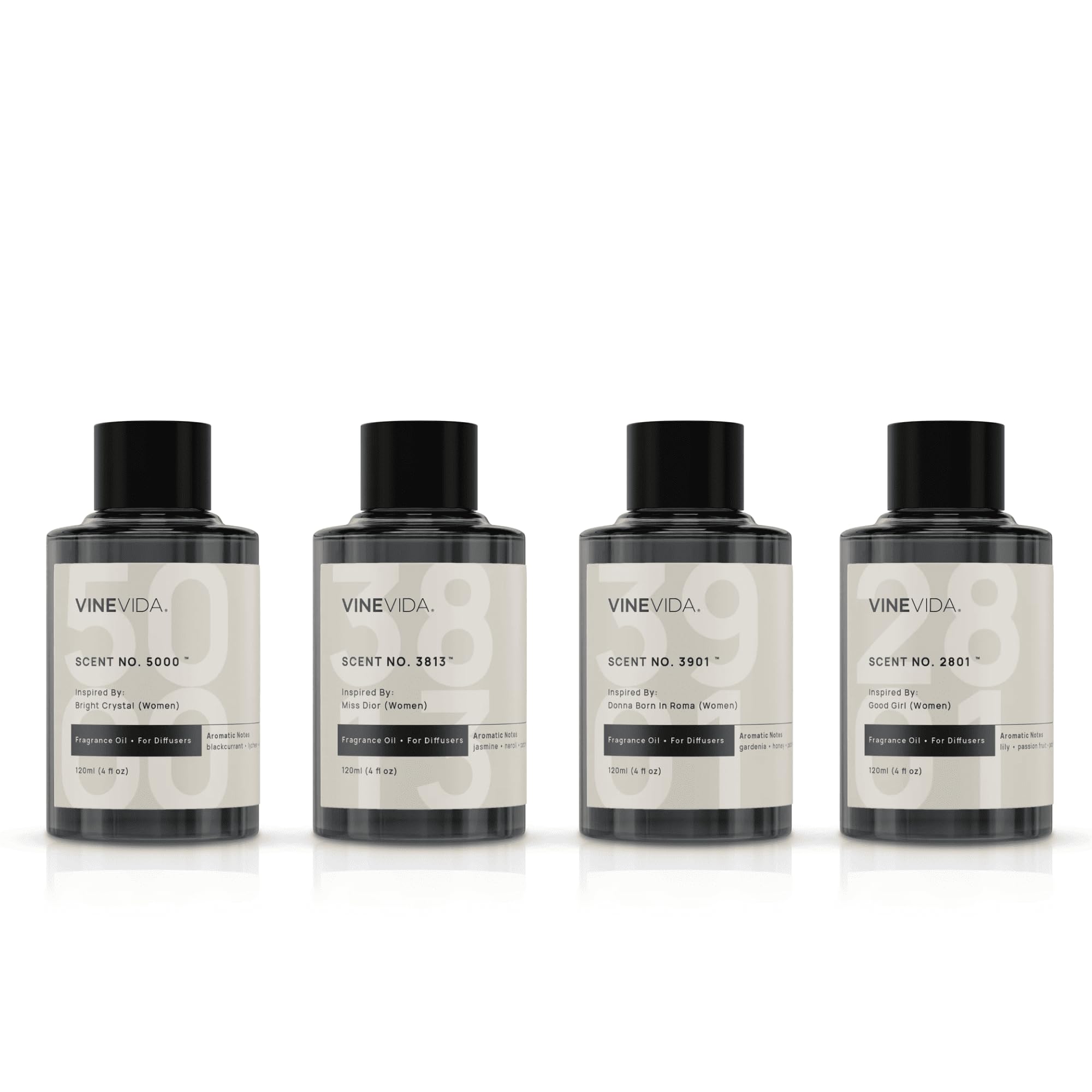 VINEVIDA Miss diffuser oil bottle adds elegant, subtle fragrance.