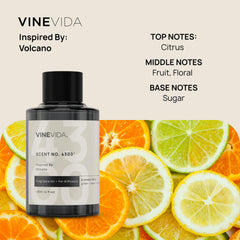 VINEVIDA Volcana diffuser oil bottle brings exotic warmth to rooms.