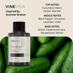 VINEVIDA Brazilian diffuser oil bottle delivers sun-kissed sweetness.