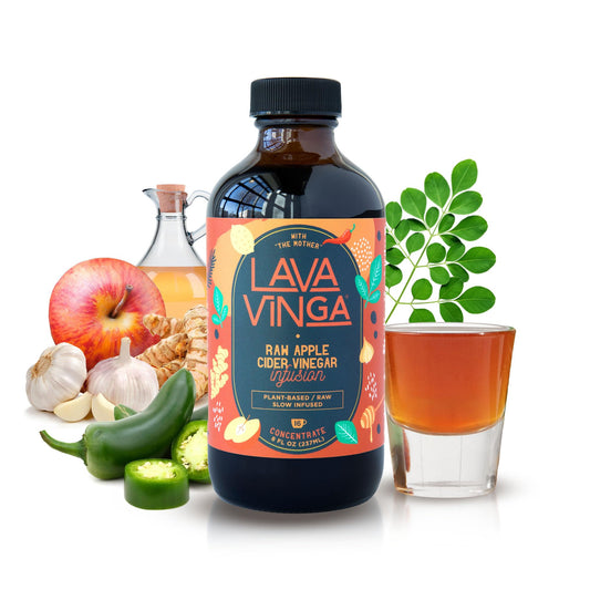VINGA front bottle label showing brand and product identity for clear recognition