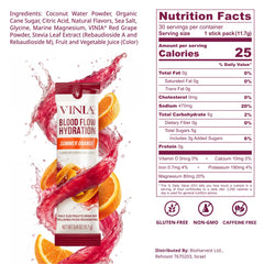 VINIA electrolyte stick-pack offers on-the-go hydration for workouts.