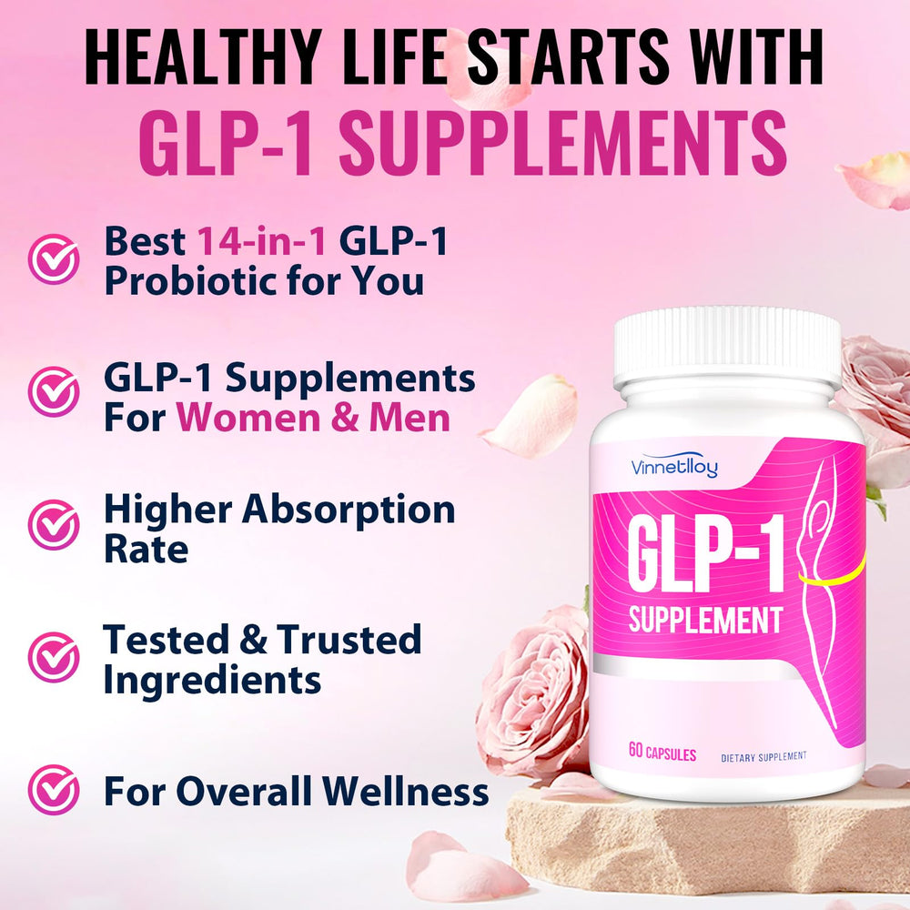 VINNETLLOY GLP-1 immune-support graphic emphasizes gut-immune synergy.
