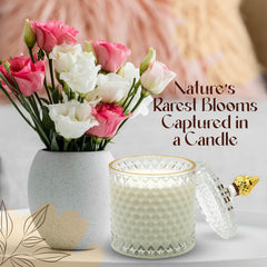 VIONAMI 14.8-ounce soy candle offers clean burn and steady fragrance release
