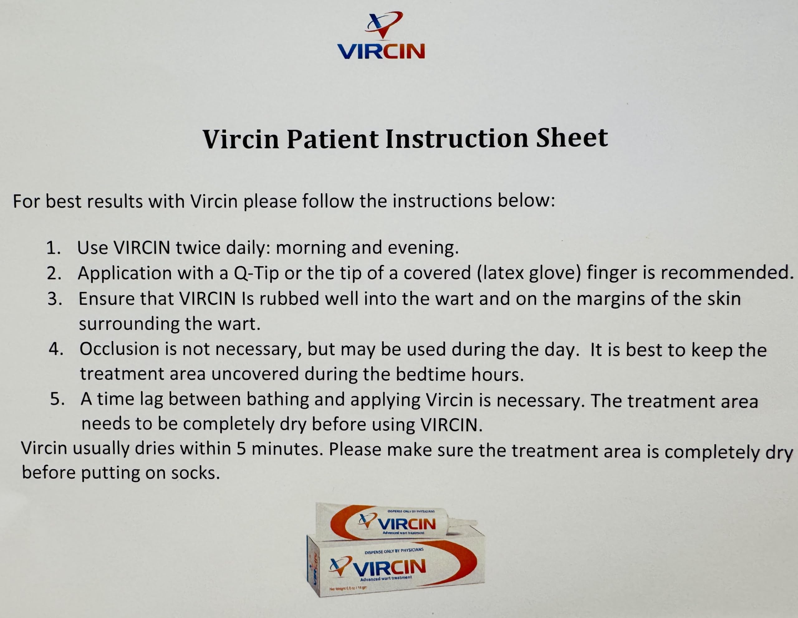 VIRCIN advanced wart-treatment application hand applying product for fast, targeted wart relief.