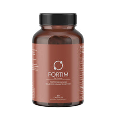 VIRNOUX Fortim bottle cap close-up showing premium packaging for daily vitality support
