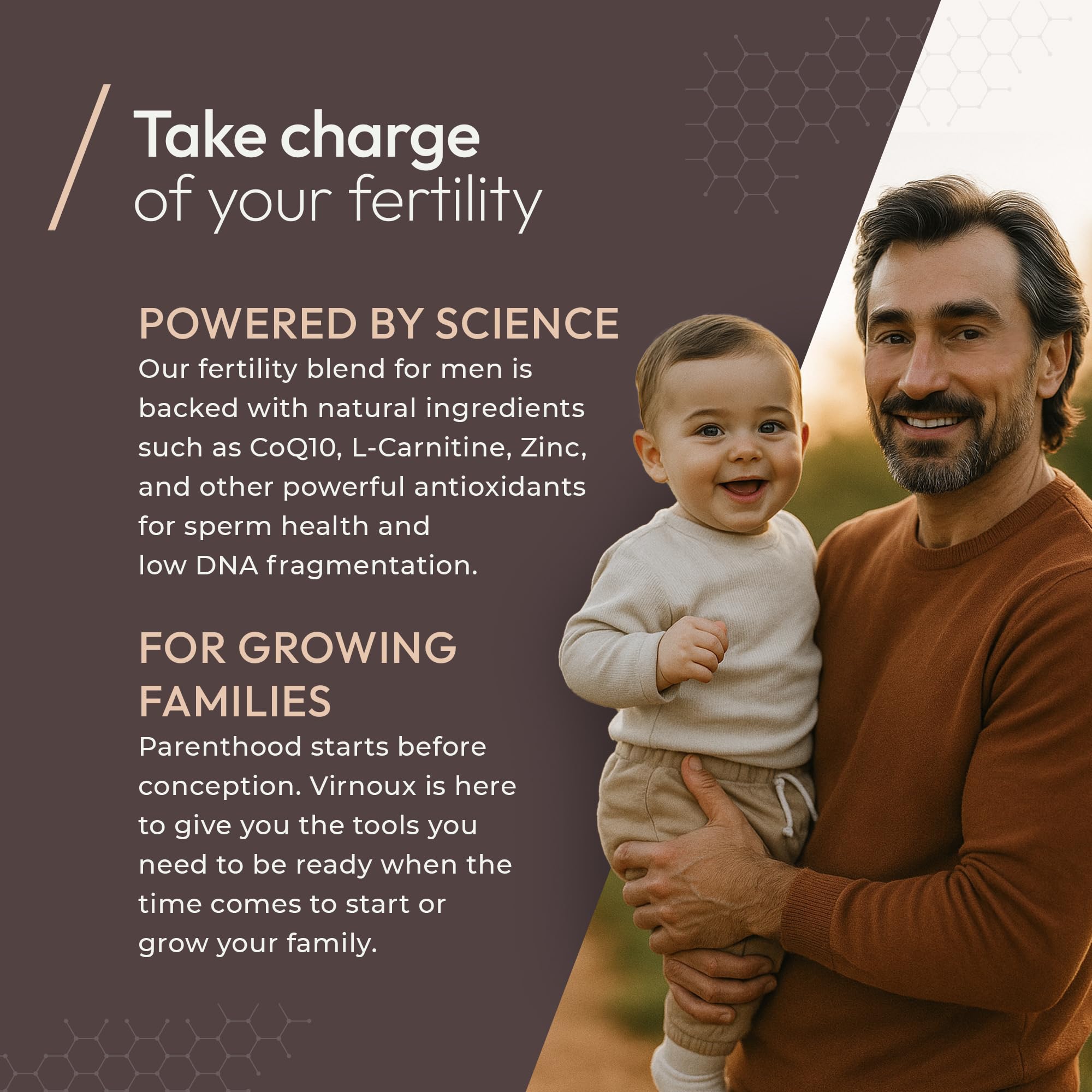 Virnoux L-carnitine for cellular vitality and reproductive health