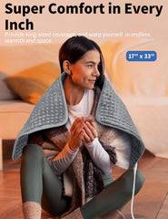 VISFAPAER heating pad uses fast heat technology to warm up quickly.