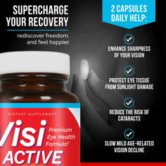 VisiActive vision-support for daily use, ideal for busy routines.