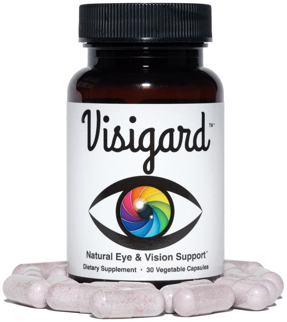 Visigard packaging box showing consumer-friendly supplement routine.